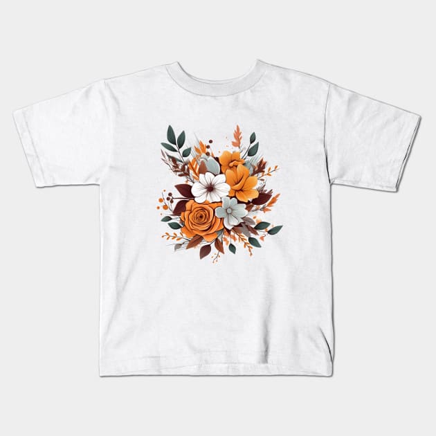 flower Kids T-Shirt by Aldrvnd